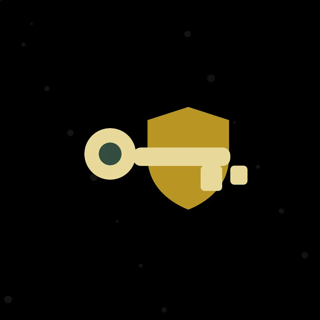 Tessera Betroom con motivo account e accesso sicuro